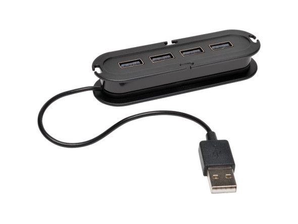 4-Port Usb 2.0 Compact Mobile Hi-Speed Ultra-Mini Hub W/ Cable