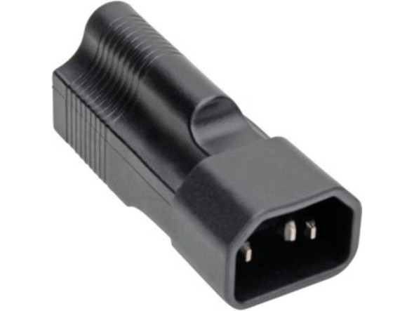 Tripp Lite NEMA 5-15R to C14 Power Cord Adapter Converter 10A 125V Black