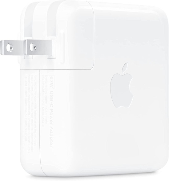 Apple 67W USB-C Power Adapter MKU63AM/A - WHITE