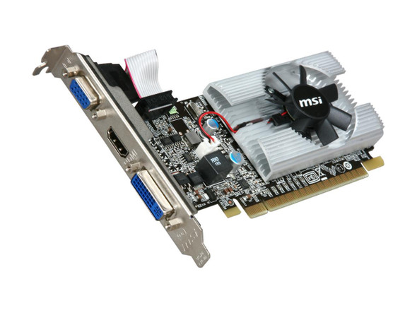 MSI GeForce 210 1GB DDR3 PCI Express 2.0 x16 Low Profile Ready Graphics Card MSI GeForce 210 1GB DDR3 PCI Express 2.0 x16 Low Profile Ready Graphics Card