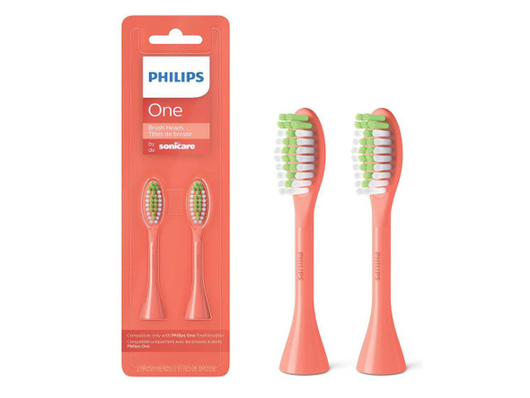 Philips One by Sonicare 2pk Brush Heads, Miami, BH1022/01