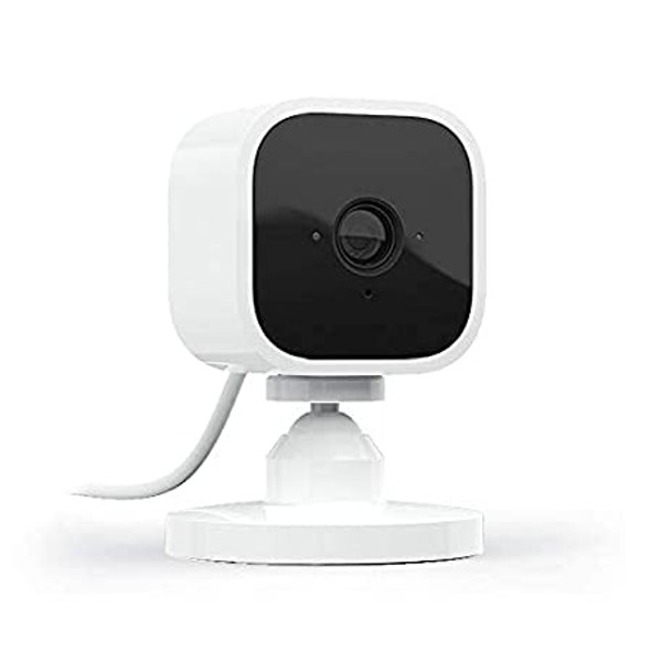 Blink Mini plug-in smart security camera 1080p HD video BCM00300U - White