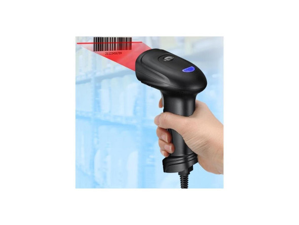 Adesso NuScan 1600U 1D Handheld CCD Wired USB Barcode Scanner NUSCAN1600U