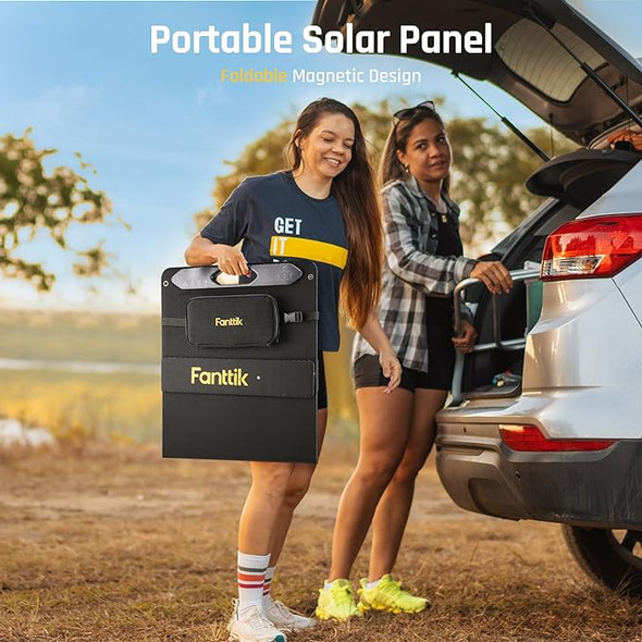 Fanttik EVO Solar 100 18V 100W Portable Solar Panel - USAKKRDN1031442