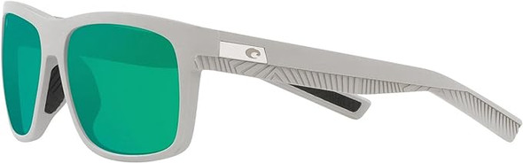 Costa Baffin Sunglasses 06S9030 - Light Grey/Green Mirror