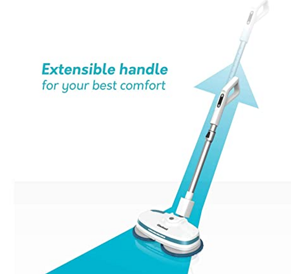Gladwell Cordless Electric Mop - 3 in 1 Spinner WHITE GEM-CSTR-1400