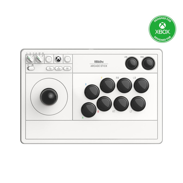 8Bitdo Arcade Stick for Xbox Series X|S, Xbox One and Windows 10 - White