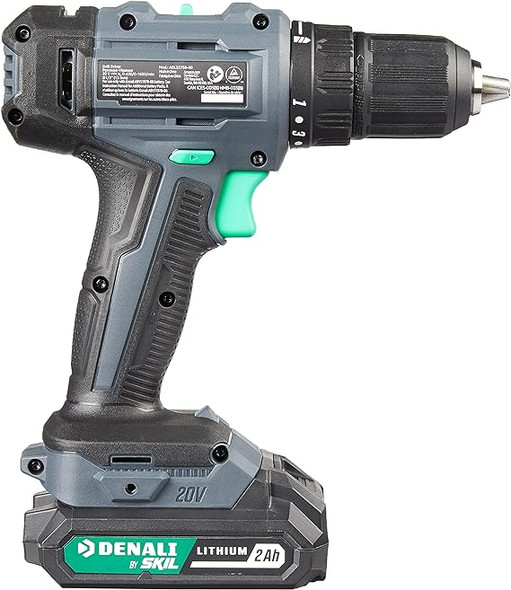 Denali by SKIL 20V Cordless Drill Driver Kit 2.0Ah Battery ADL5275B-10 - Blue