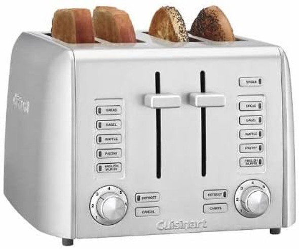 Cuisinart RBT-1350PCFR 4 Slice Metal Toaster - SILVER