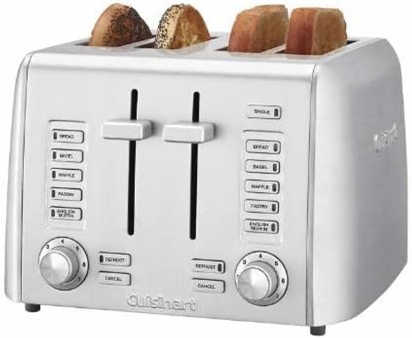 Cuisinart RBT-1350PCFR 4 Slice Metal Toaster - SILVER