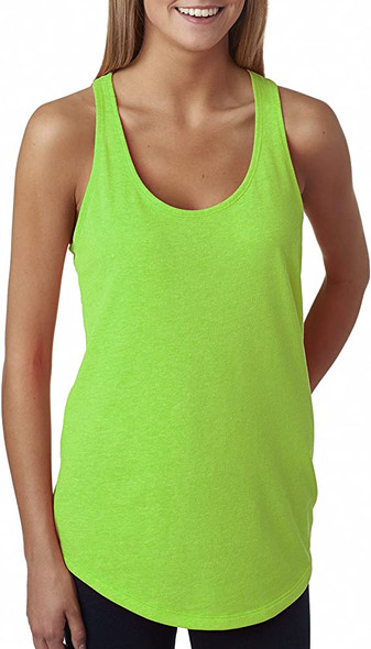 6933 Next Level Apparel Ladies' French Terry Racerback Tank New