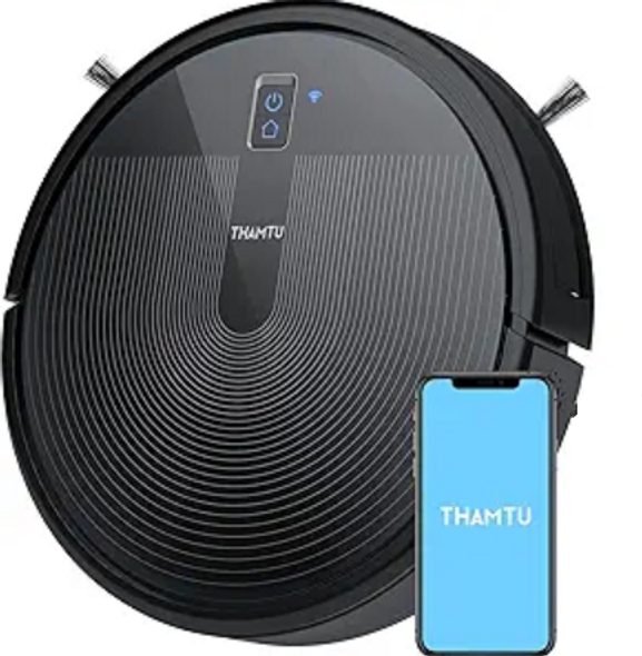 Thamtu G10 Robot Vacuum Cleaner 2700Pa Robotic No Remote - Black