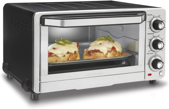 Cuisinart TOB-40N Custom Classic Toaster Oven Broiler, 17 Inch - Black