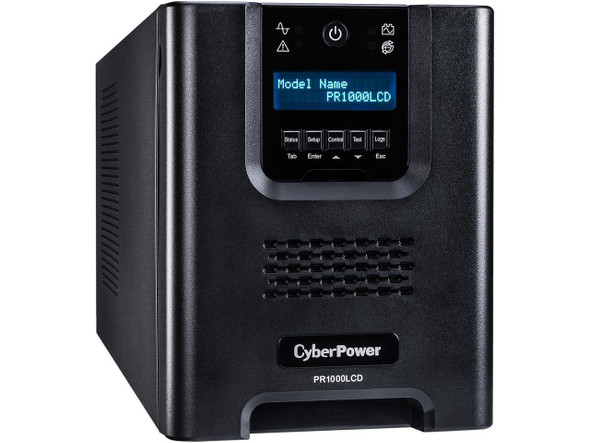 CyberPower Smart App Sinewave PR1000LCD 1000VA Pure Sine Wave Mini-Tower LCD UPS