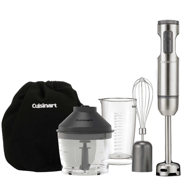 Cuisinart Immersion Hand Blender with Storage Bag - SILVER HB-900PCFR