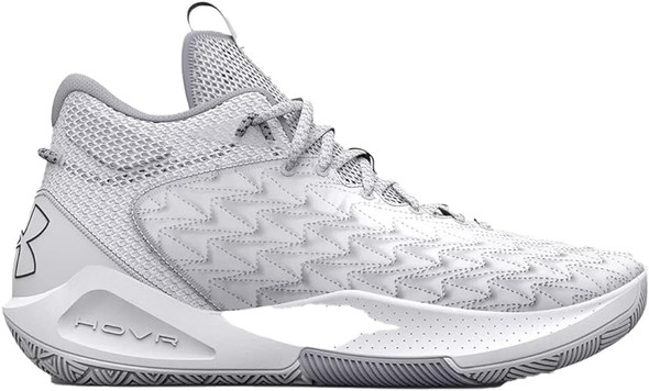 UNDER ARMOUR UNISEX HOVR HAVOC 5 CLONE TEAM 3024979-102 WHITE/BLACK 5