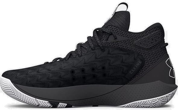 3024979-002 UNDER ARMOUR UNISEX HOVR HAVOC 5 CLONE TEAM BLACK/GRAY M7 W8.5