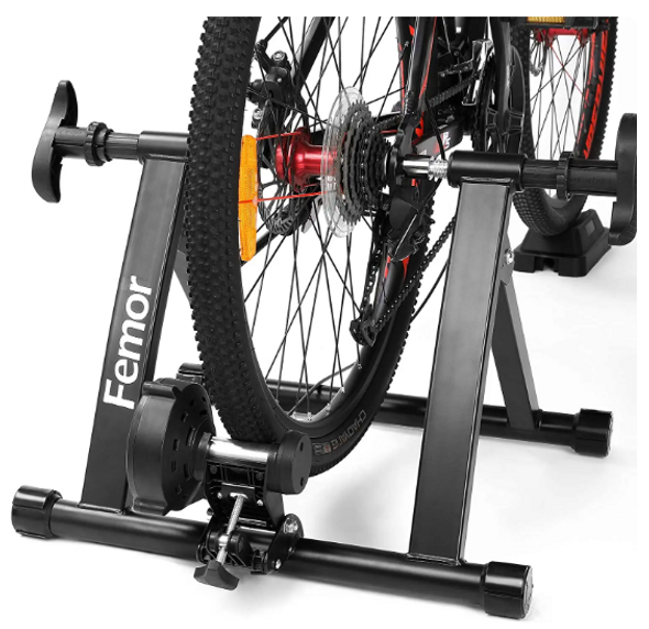 Femor Bike Trainer Stand 8 Level Resistance Exercise Bicycle 7073-13 - Black