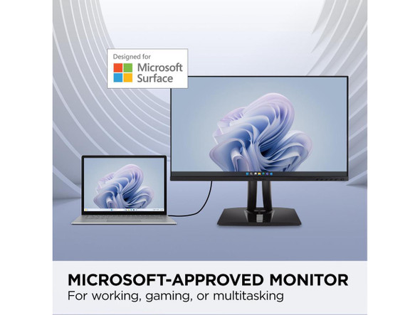 ViewSonic VP275-4K 27 Inch IPS 4K UHD Computer Monitor Designed for Surface with