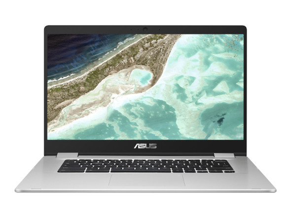 For Parts: ASUS CHROMEBOOK 15.6" FHD N4200 4GB 64G eMMC C523NA-IH24T - SILVER - NO POWER