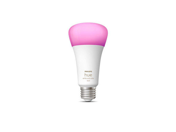 Philips Hue 562982 1-pack 100W A21 E26 Smart Bulb-White and Color Ambiance