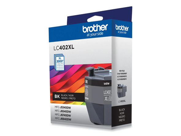 Brother LC402XLBKS High-Yield Ink, 3,000 Page-Yield, Black