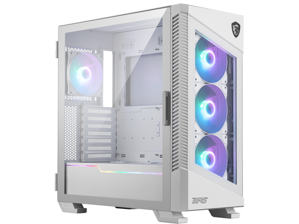 MSI MPG VELOX 100R White SPCC Steel / Laminated Tempered Glass ATX Mid Tower