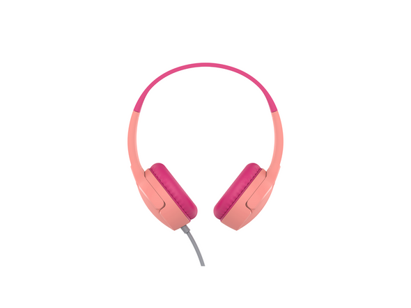 Belkin SoundForm Mini Pink Wired On-Ear Headphones for Kids AUD004BTPK