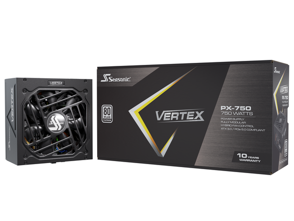 Seasonic VERTEX PX-750, 750W 80+ Platinum, ATX 3.0 & PCIe 5.0 Ready,