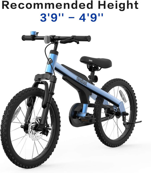 Segway Ninebot 18" Kids Bike Ages 5-10, w/Aerospace Aluminum Frame - Blue