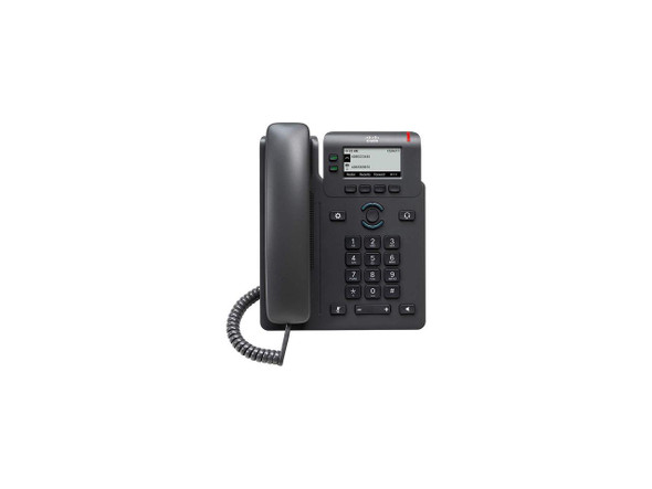 Cisco 6851 IP Phone - Corded, Wall Mountable, Desktop - Charcoal, 4 x Total Line