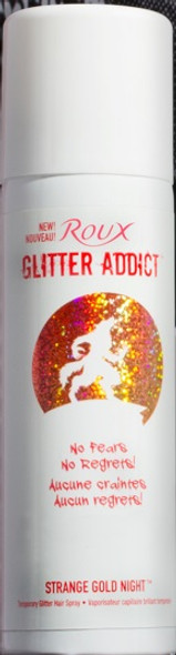 Roux Glitter Addict Temporary Glitter Hair Spray 2oz New