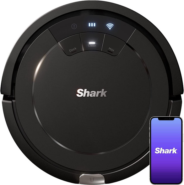 Shark ION Robot Vacuum Wi-Fi Google Assistant Multi-Surface RV754 - Black Shark ION Robot Vacuum Wi-Fi Google Assistant Multi-Surface RV754 - Black