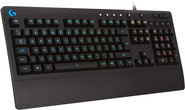 Logitech G213 Prodigy Gaming Keyboard, LIGHTSYNC RGB Backlit Keys – Black
