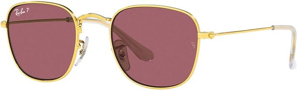 Ray-Ban Junior Square Sunglasses Polarized 46 mm RJ9557S - Legend Gold/Purple