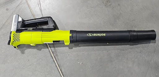 Sun Joe 24-Volt IONMAX Jet Blower Cordless Battery+Quick Charger - GREEN/BLACK