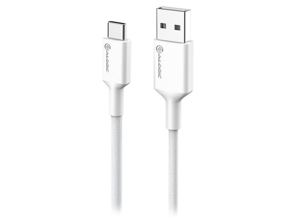 Alogic ELPCA201-WH White 1m Elements Pro USB 2.0 USB-A to USB-C Cable