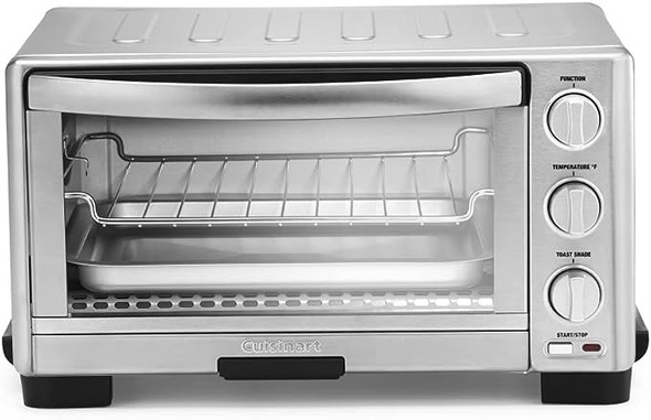 Cuisinart Toaster Oven Broiler 11.875" x 15.75" x 9" TOB-1010 - Stainless Steel