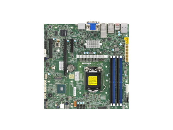 X12SCZ-TLN4F,MICRO ATX,COMET LAKE PCH W480,LGA1200,1 PCI