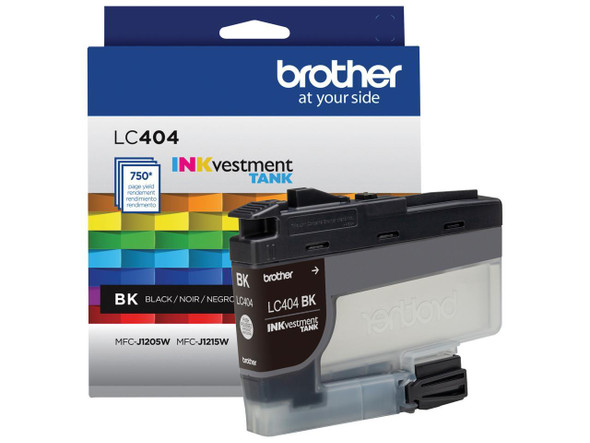 Brother LC404BKS INKvestment Ink 750 Page-Yield Black