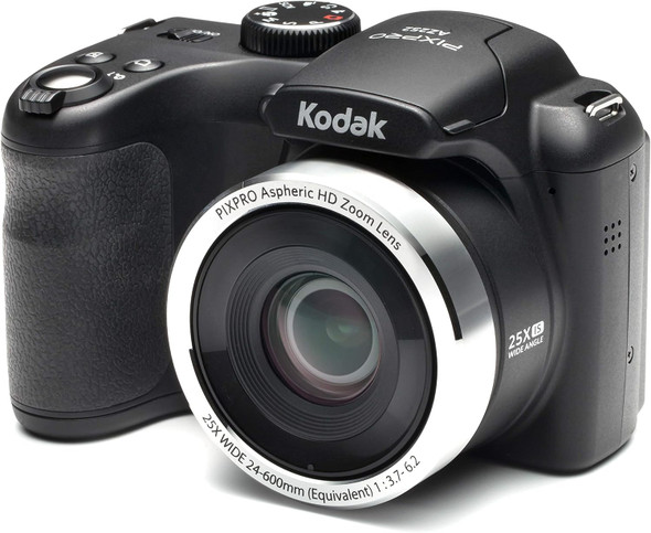 Kodak PIXPRO AZ252 Point & Shoot Digital Camera with 3” LCD, Black