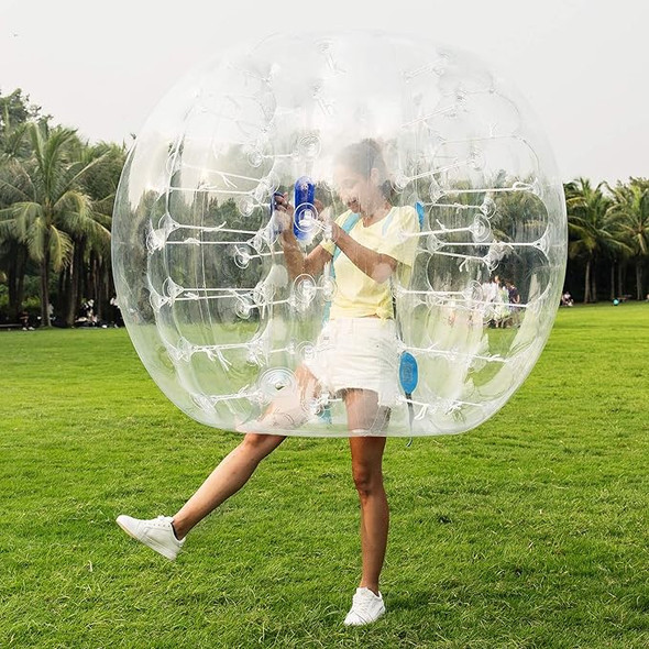 YUEBO Bumper Bubble Soccer Balls Teens/Adults, Body Zorb Ball 5FT/Transparent