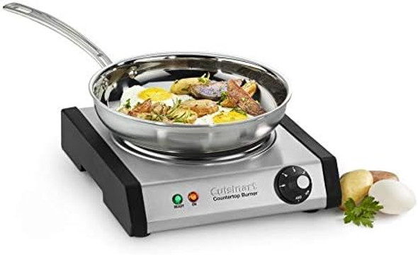 Cuisinart CB-30P1 Cast-Iron Single Burner Stainless Steel - Silver/Black