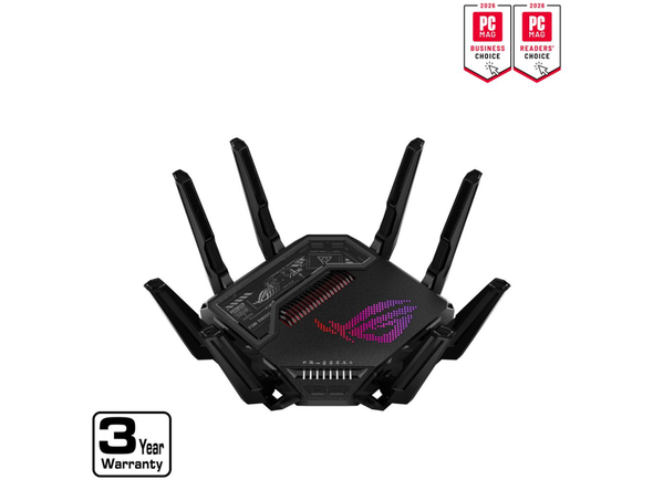 ASUS ROG Rapture GT-BE98 PRO First Quad-Band WiFi 7 Gaming Router supports