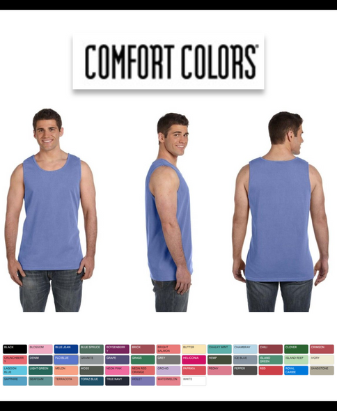 Comfort Colors Garment Dyed Heavyweight Tank Top 9360 New
