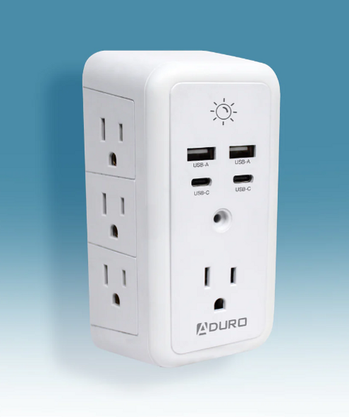 ADURO SURGE GLOW MULTI CHARGING STATION SRG-70-4USB-08 - WHITE