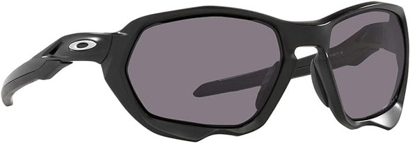 OAKLEY Oo9019 Plazma Rectangular Sunglasses - Prizm Grey Polarized/ Matte Black