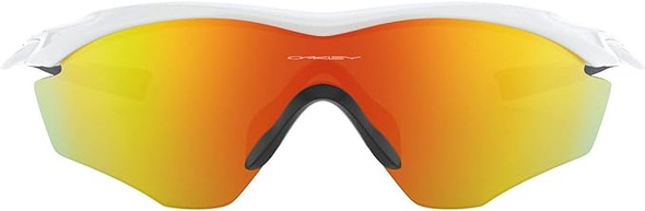 OAKLEY M2 Frame XL Rectangular Sunglasses OO9343 Polished White/Fire Iridium OAKLEY M2 Frame XL Rectangular Sunglasses OO9343 Polished White/Fire Iridium