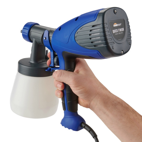 HomeRight 120V 60HZ Electric Paint Quick Finish Handheld Spray Gun - BLUE