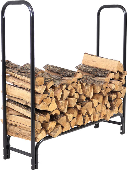 Alloy Steel Fujian Anxi Walden Crafts Co. Firewood Log Rack - BLACK